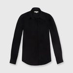 Load image into Gallery viewer, Made-to-Order Fabric in Black Stretch Poplin
