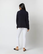 Load image into Gallery viewer, Parker Jacket in Navy Wool Pique Knit
