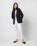 Load image into Gallery viewer, Parker Jacket in Navy Wool Pique Knit
