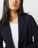 Load image into Gallery viewer, Parker Jacket in Navy Wool Pique Knit
