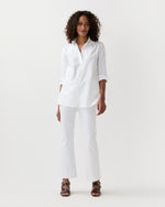 Load image into Gallery viewer, Designer Tunic in White Roxford
