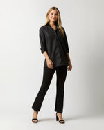 Load image into Gallery viewer, Designer Tunic in Black Poplin
