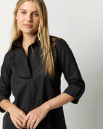 Load image into Gallery viewer, Designer Tunic in Black Poplin
