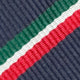 Navy/Red/White/Green Stripe