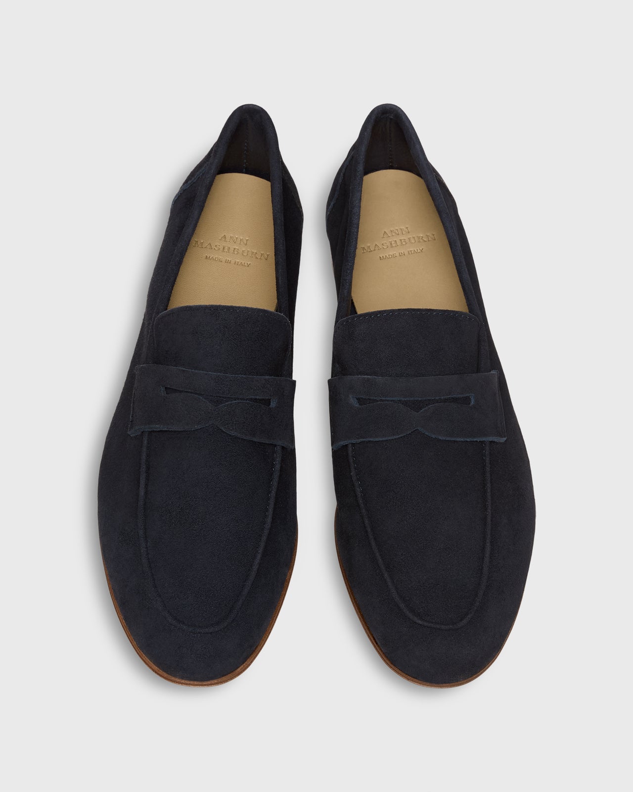 Mia Loafer in Navy Suede