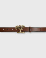 Load image into Gallery viewer, Tree of Life Belt Buckle in Brass

