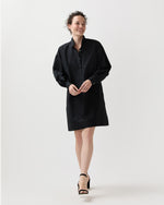 Load image into Gallery viewer, Anaya Popover Dress in Black Poplin
