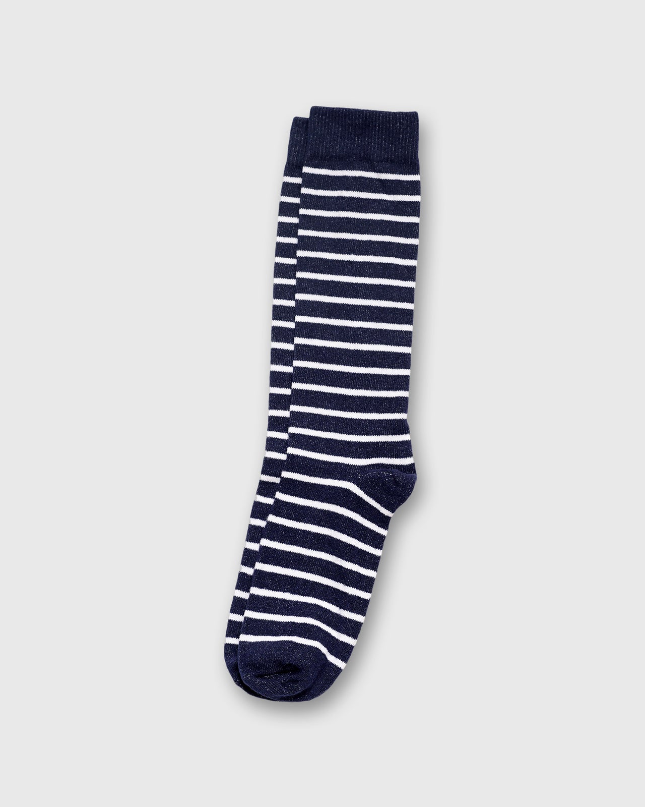 Classic Breton Stripe Socks in Navy/White