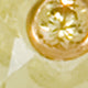 Small Round Gem Earrings in Lemon Quartz/Yellow Sapphire