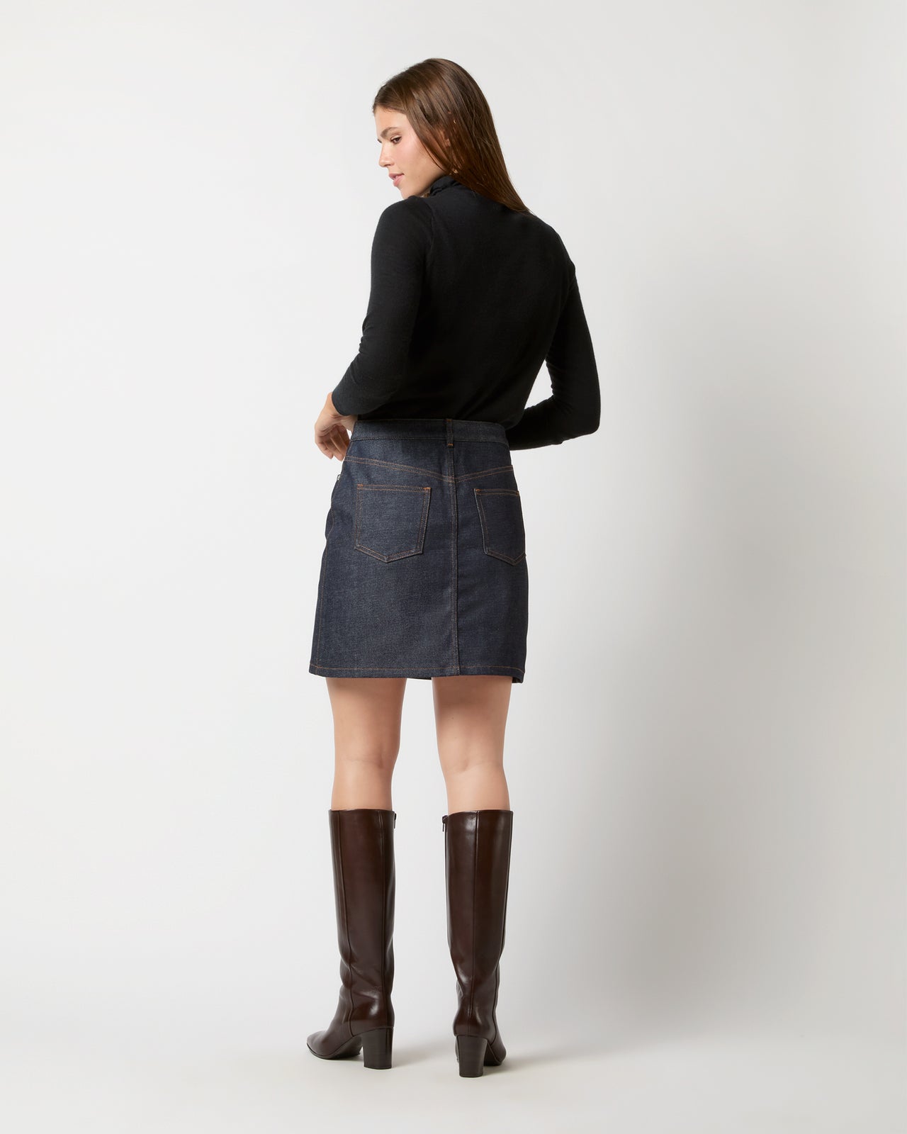Standard Skirt in Indigo
