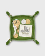 Load image into Gallery viewer, Soft Small Square Tray in Avocado Leather
