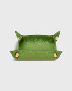 Load image into Gallery viewer, Soft Small Square Tray in Avocado Leather
