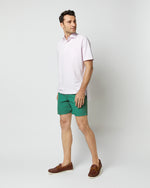 Load image into Gallery viewer, Zip-Front Mid-Length Swim Short in Pine Nylon
