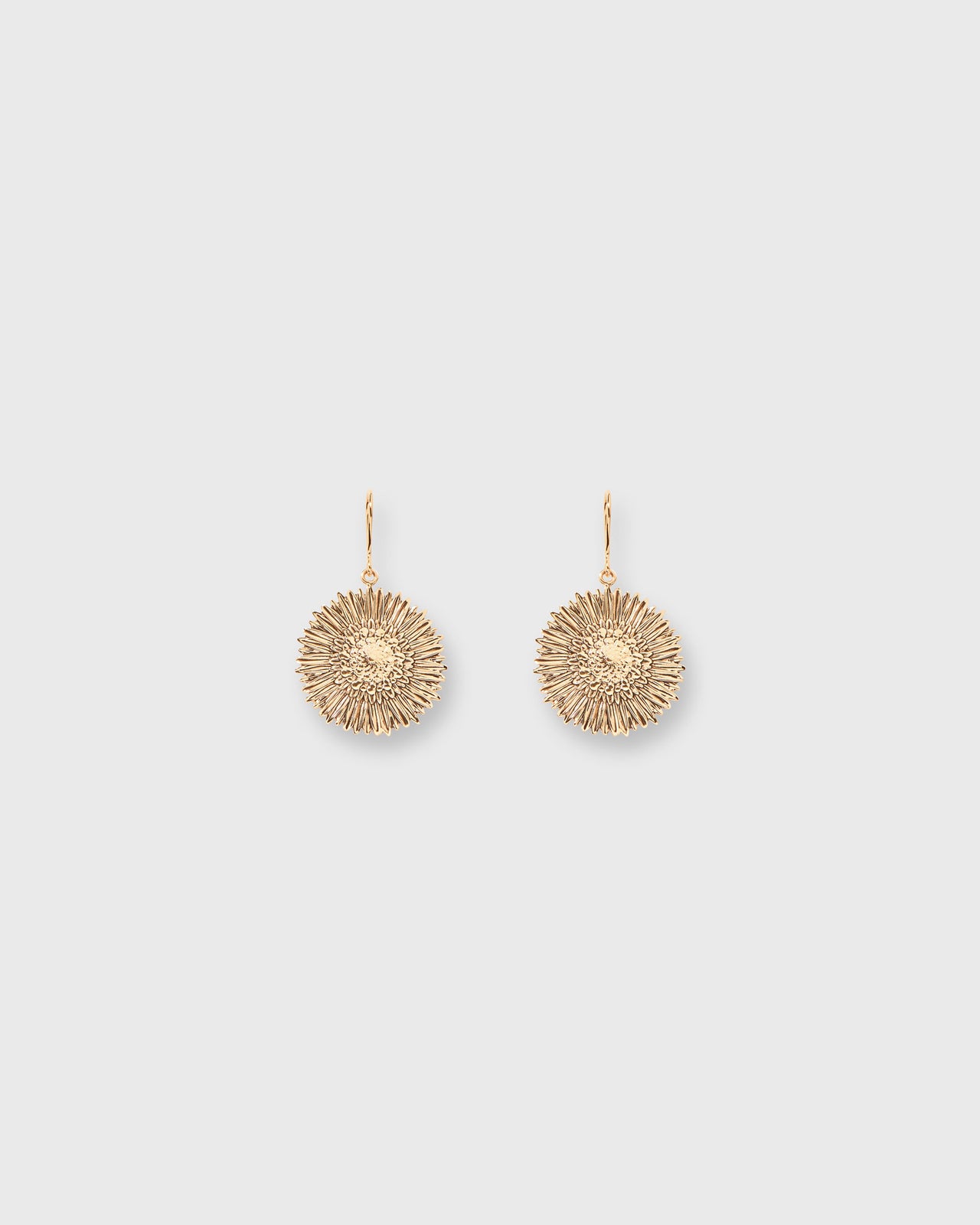 Helianthus Earrings in Gold