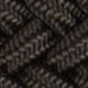 1.25" Woven Elastic Belt in Chocolate