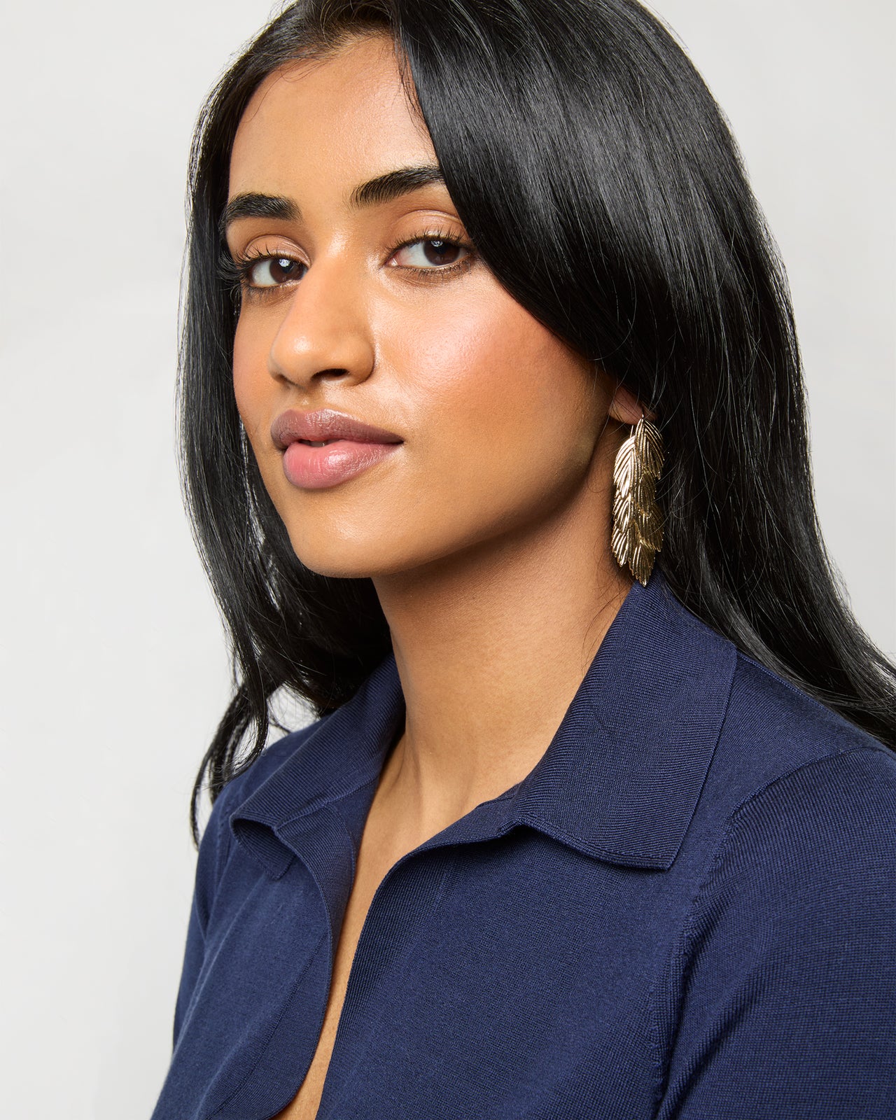 Sea Oats Earrings in Vermeil