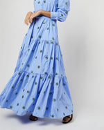Load image into Gallery viewer, Bellini Dress in Third Eye Embroidered Popeline
