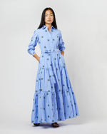 Load image into Gallery viewer, Bellini Dress in Third Eye Embroidered Popeline
