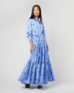 Load image into Gallery viewer, Bellini Dress in Third Eye Embroidered Popeline
