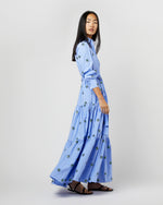 Load image into Gallery viewer, Bellini Dress in Third Eye Embroidered Popeline
