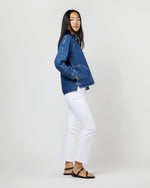 Load image into Gallery viewer, Suzanne Logo Jacket in Washed Indigo
