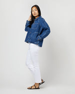 Load image into Gallery viewer, Suzanne Logo Jacket in Washed Indigo
