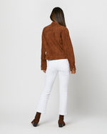 Load image into Gallery viewer, Western Jacket in Cognac Suede

