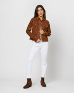 Load image into Gallery viewer, Western Jacket in Cognac Suede
