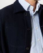 Load image into Gallery viewer, Chore Jacket in Navy Wool Melton
