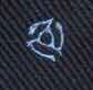 Silk Woven Club Tie in Navy/Multi 45 Turntable Adapter