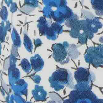 D-Ring Belt in Dark Blue Emma & Georgina Liberty Fabric