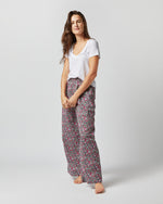 Load image into Gallery viewer, Pajama Pant in Pink/Sky/Green Floral Affair Liberty Fabric
