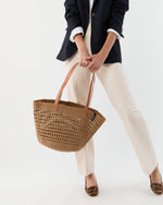 Load image into Gallery viewer, Kiondo Shopper Basket in Brown Open Weave
