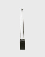 Load image into Gallery viewer, Cell Phone Bag in Black Leather
