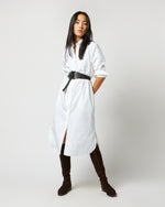 Load image into Gallery viewer, Asymmetrical Loop Thru Belt in Mini Leopard Printed Calf Leather
