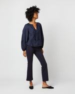 Load image into Gallery viewer, Juliette Blouse in Midnight
