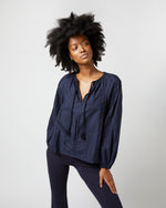 Load image into Gallery viewer, Juliette Blouse in Midnight
