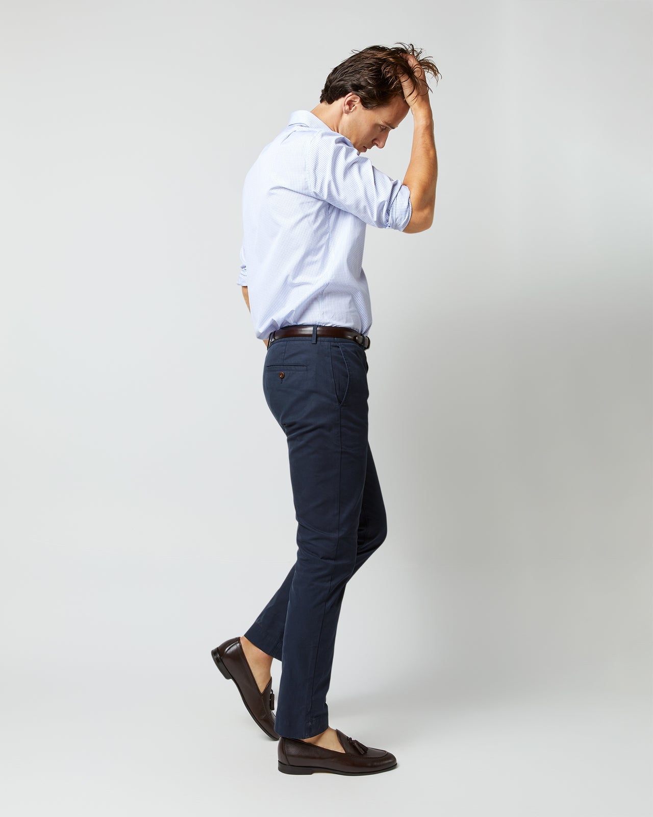 Garment-Dyed Field Pant in Navy AP Twill