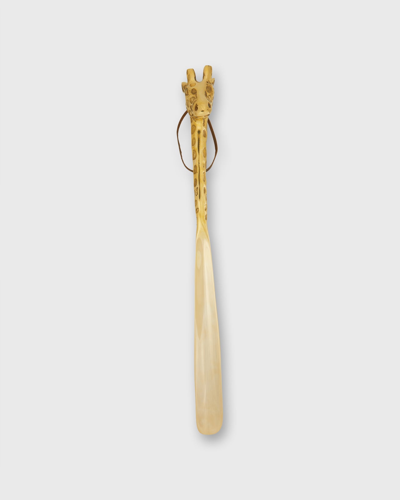 Giraffe Shoe Horn in Brass