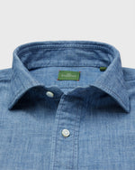 Load image into Gallery viewer, Otto Handmade Sport Shirt in Extra Light Washed Chambray
