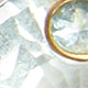 Small Round Gem Earrings in Green Quartz/Apatite