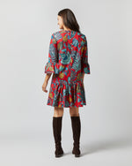 Load image into Gallery viewer, 24/7 Dress in Sicomore Red Heavy Stretch Cotton
