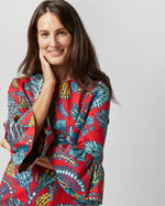 Load image into Gallery viewer, 24/7 Dress in Sicomore Red Heavy Stretch Cotton

