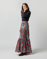 Load image into Gallery viewer, Big Skirt in Sicomore Red Silk Voile
