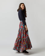 Load image into Gallery viewer, Big Skirt in Sicomore Red Silk Voile
