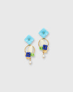 Load image into Gallery viewer, Chick Earrings in Gold/Turquoise/Peridot
