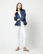 Load image into Gallery viewer, Edith Jacket in Bright Navy Lambskin Suede
