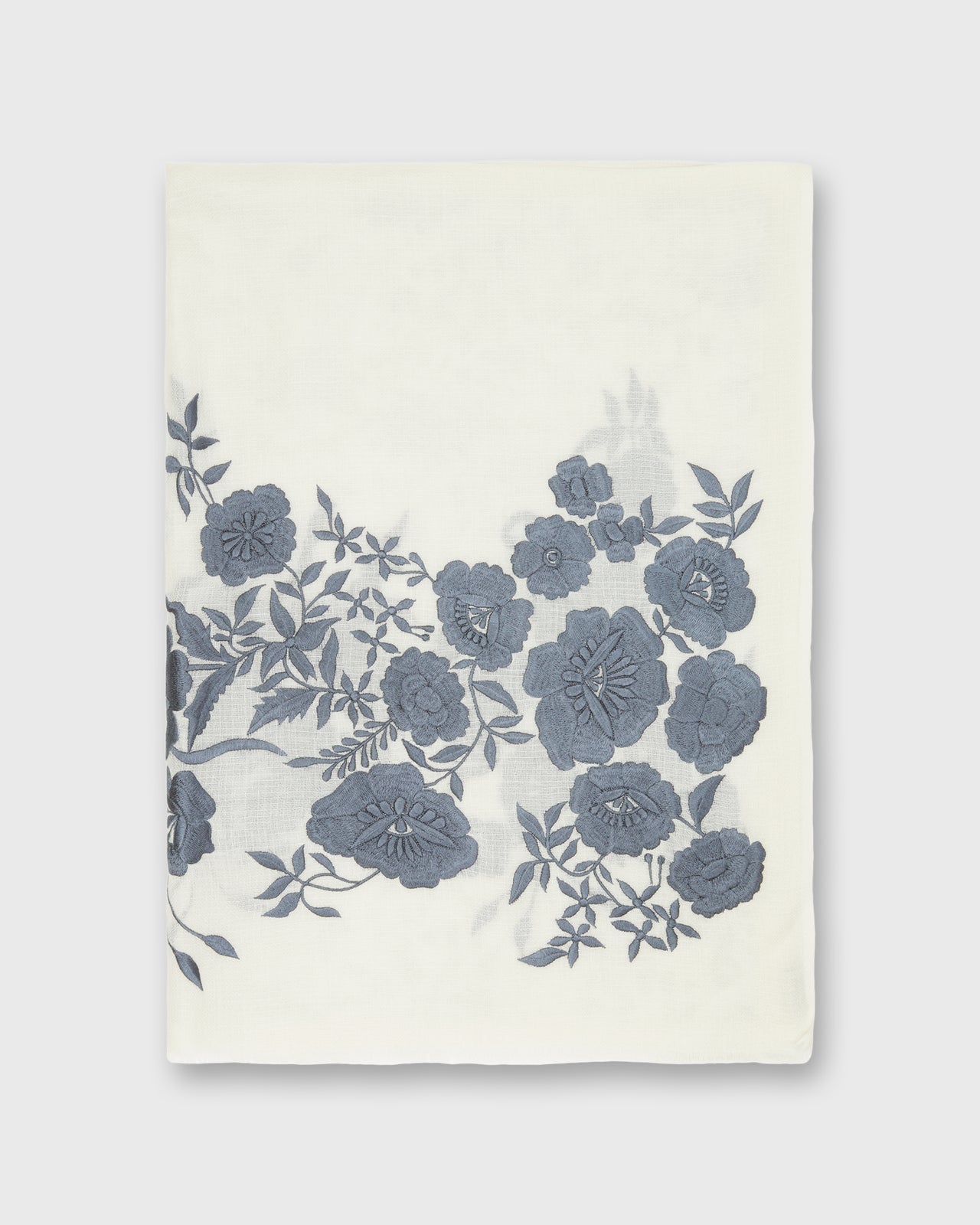 Heart Affair Scarf in Ivory/Navy
