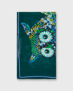 Load image into Gallery viewer, Hulule Square Scarf in Emerald
