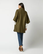 Load image into Gallery viewer, Kimono Coat in Moss Green
